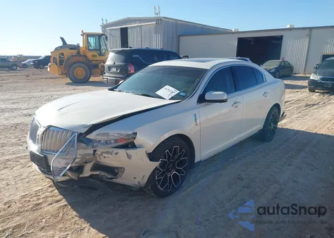 2009 Lincoln Mks z USA, uszkodzony, nr VIN 1LNHM93R09G623270